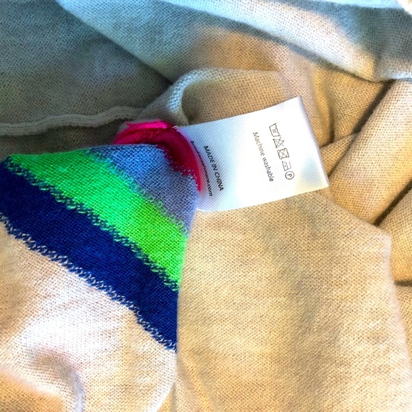 SOLD! WISPR V-neck Sweater fun neon colors - Picture 7 of 10